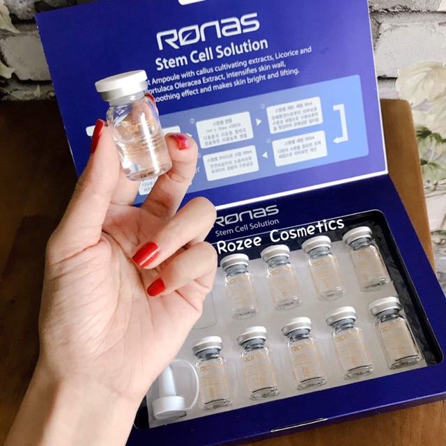 Tế bào gốc Ronas Stem Cell Hàn Quốc Dưỡng Ẩm Tái Tạo Da