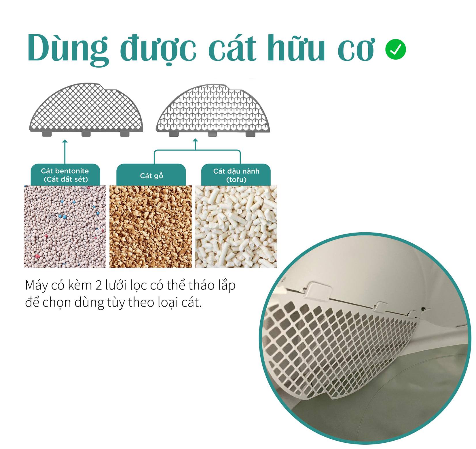 Máy dọn phân mèo tự động CATLINK