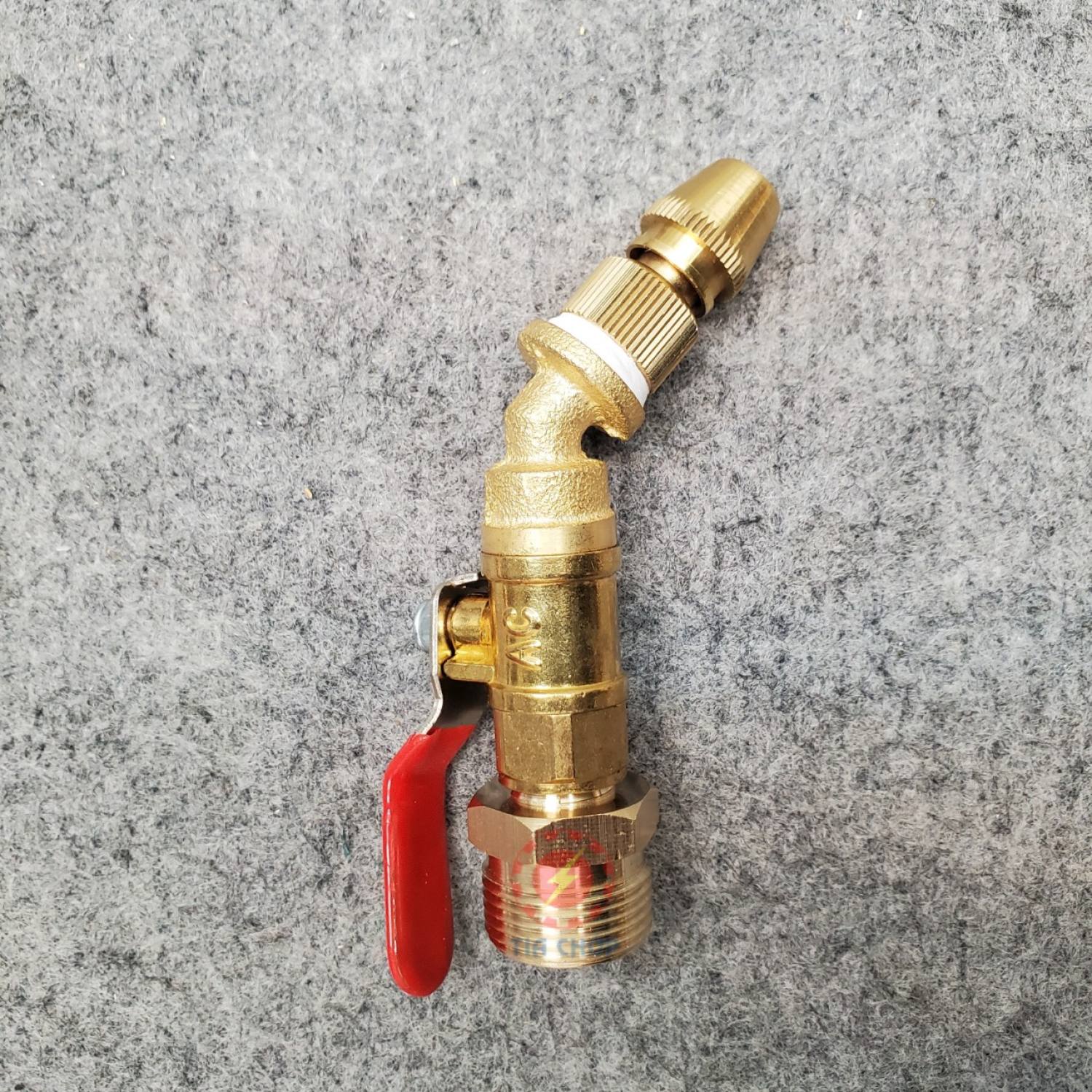 Đầu béc rửa máy lạnh điều hòa dùng cho máy rửa xe chỉnh áp - đầu chỉnh được - ngắn/cong Van Loại tốt Ac 13.8