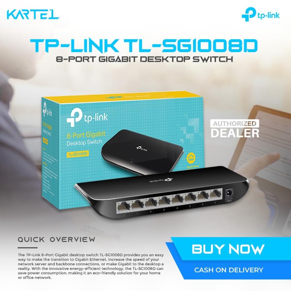 Switch tp-link tl- ls1008d 8 port gigabit chính hãng