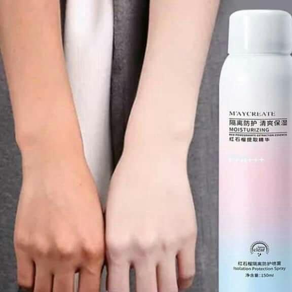 COM BO 2 CHAI XỊT CHỐNG NẮNG MAYCREATE