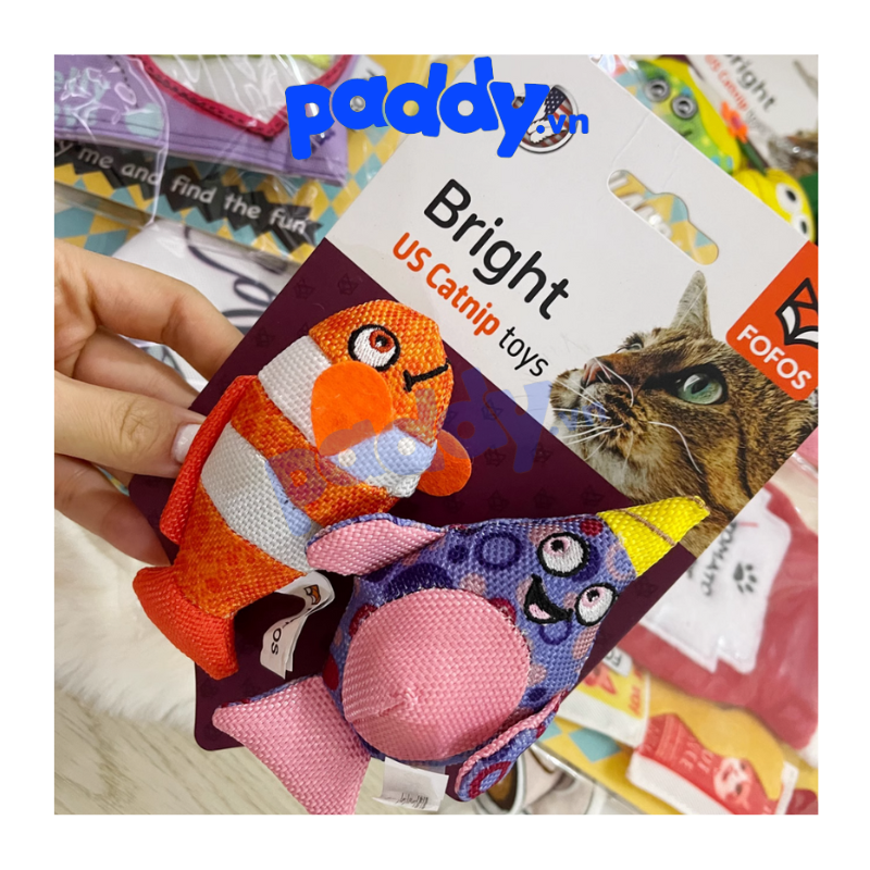 Đồ Chơi Cho Mèo Set 2 Cá Nemo Catnip FOFOS