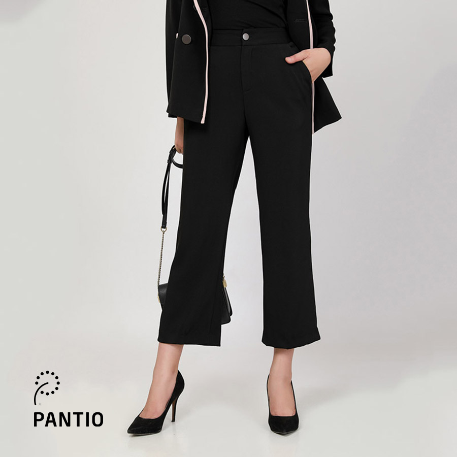 Quần dài nữ trơn chất lụa dáng suông BQD92113 - PANTIO