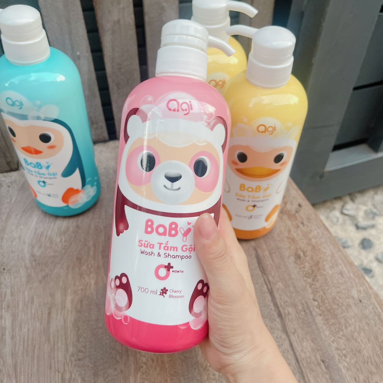 [CHÍNH HÃNG]SỮA TẮM GỘI AGI CHO BÉ /500ML