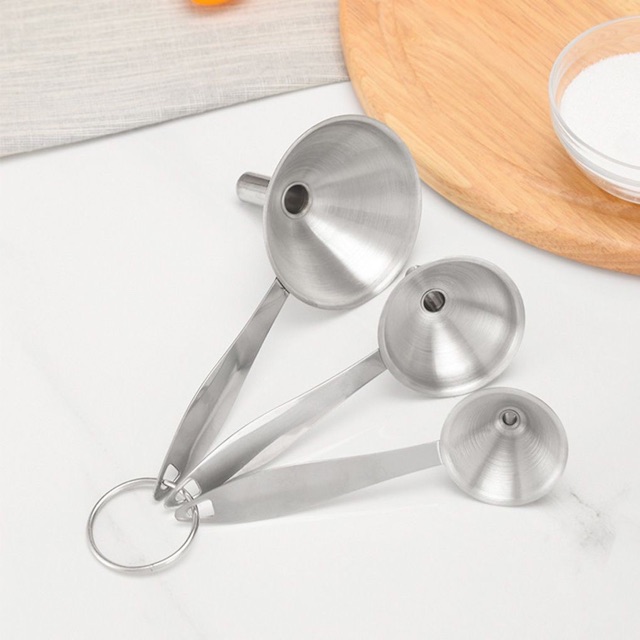 Bộ 3 Phễu Inox 3 Cỡ