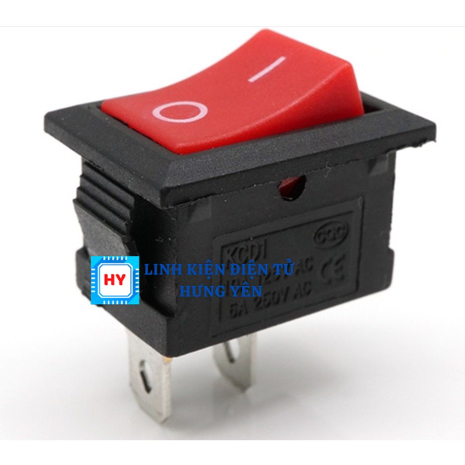 Công tắc bập bênh 6a 250v linh kiện điện tử hưng yên