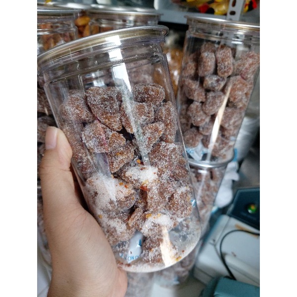 Me cay xốc đường muối ớt ( hộp pet 500gr )