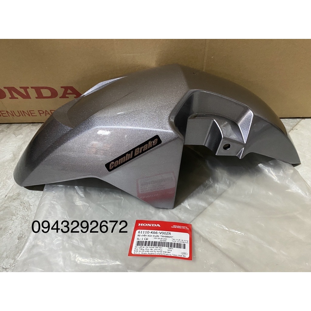 Dè air blade 125 màu ghi bạc honda