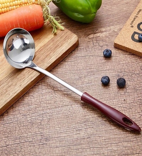 [HCM]VÁ MÚC CANH INOX 304 CÁN VÂN GỖ 10 SỊN 28X7.5CM( VÁ MÚC CANH)