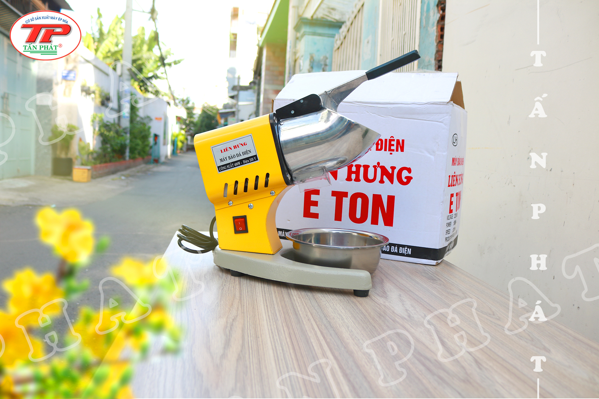[HCM]Máy bào đá tuyết 2 lưỡi dao hàng Liên Hưng