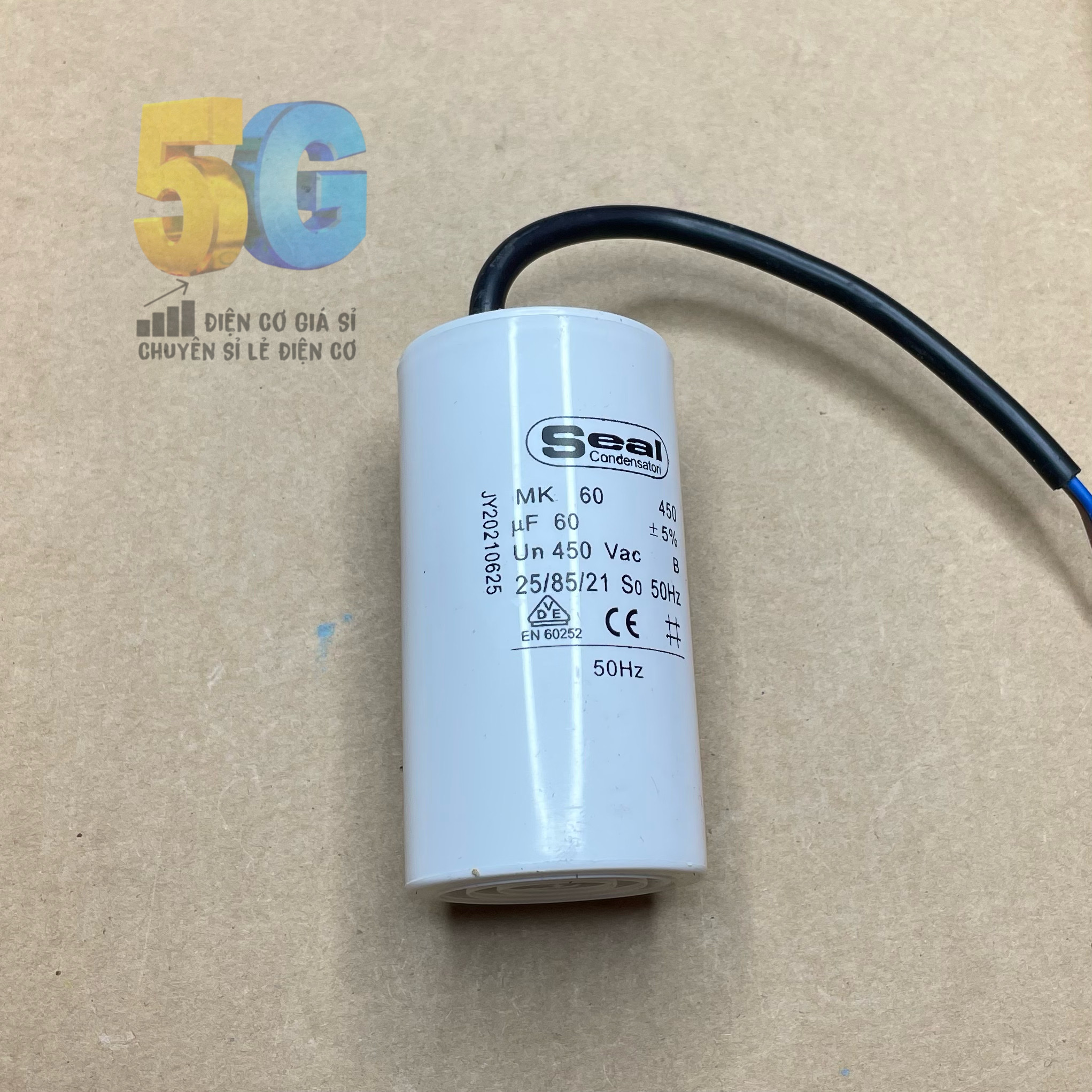 Tụ cbb60 60uf 450 vac - tụ khởi động 60uf 450 vac loại tốt