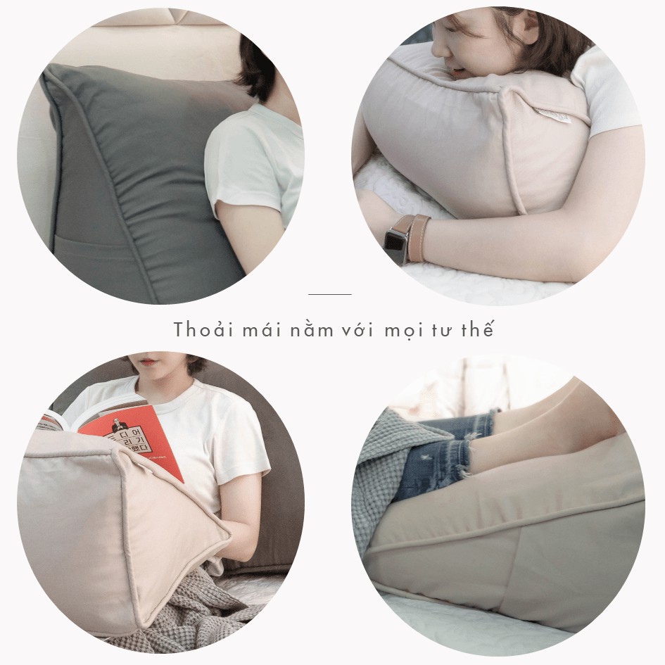 [EVERON] Gối Tựa Tam Giác 2 Size