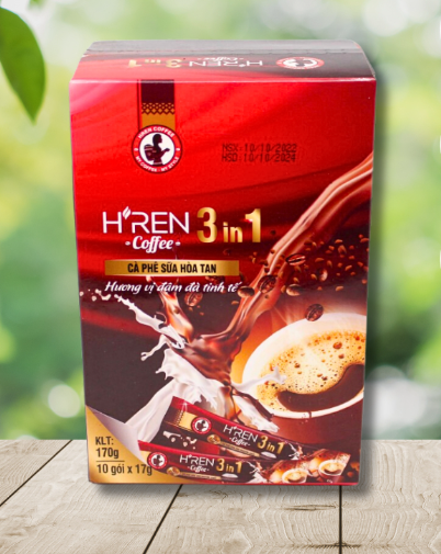 Cà Phê Sữa hòa tan Hren 3in1 17gram