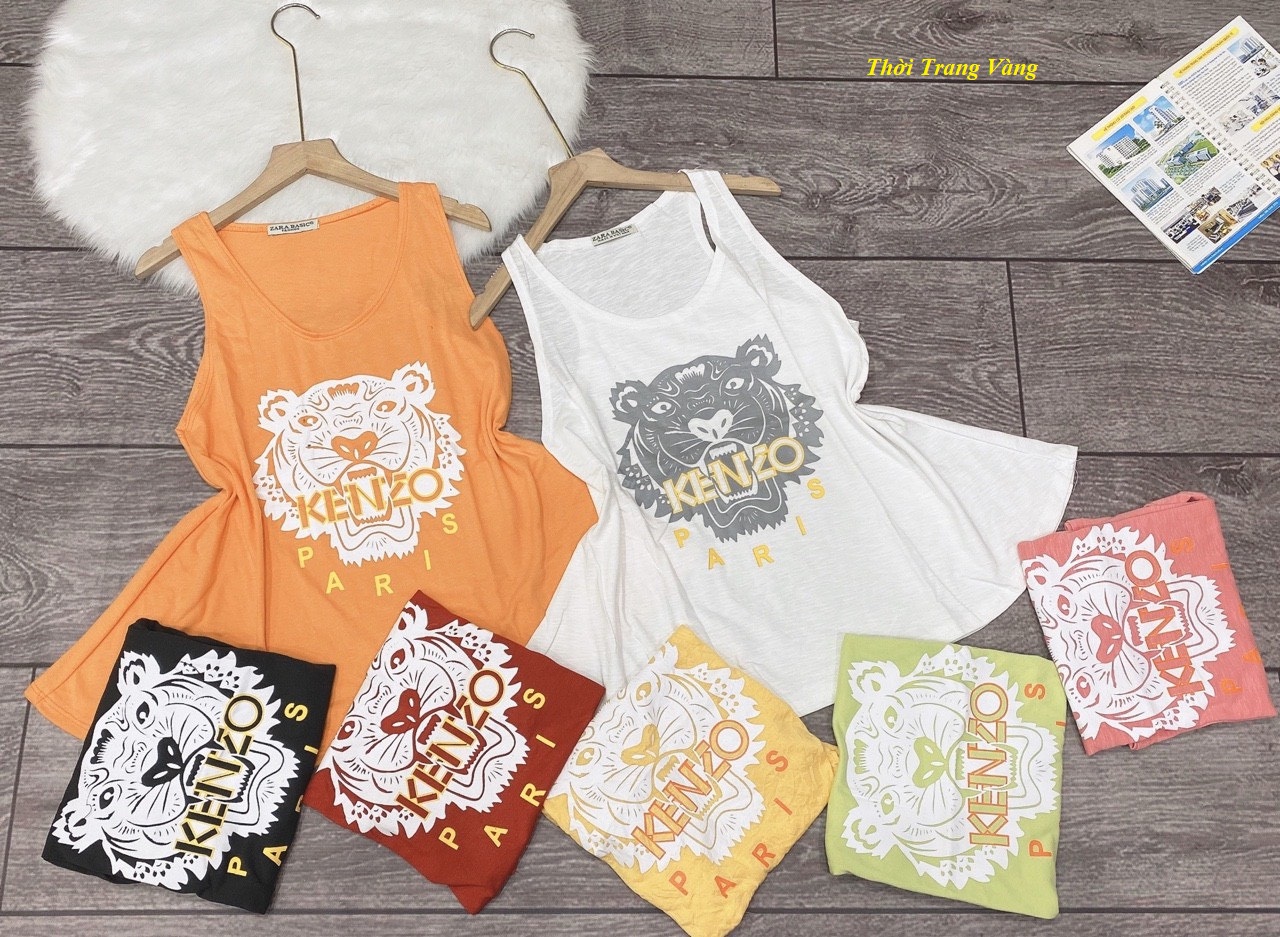 Áo thun giấy 3 lỗ in đầu hổ cute TTSLA0128