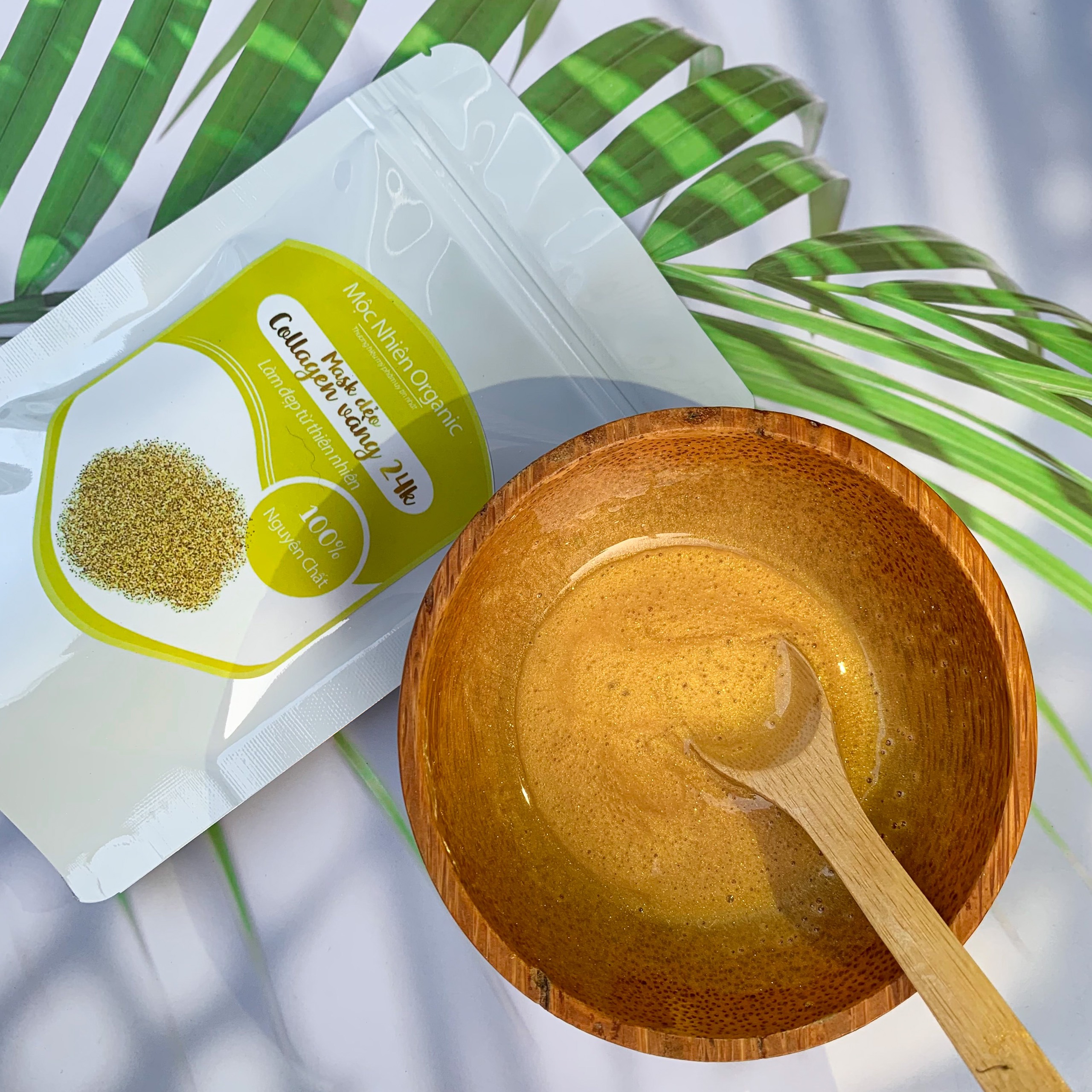 Mặt nạ Dẻo Collagen Vàng Sâm 24K-Se khít lỗ chân lông