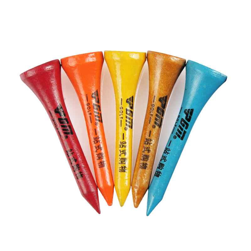 Tee Golf Bằng Gỗ Nhiều Màu - PGM QT003 (SET 10 TEE)