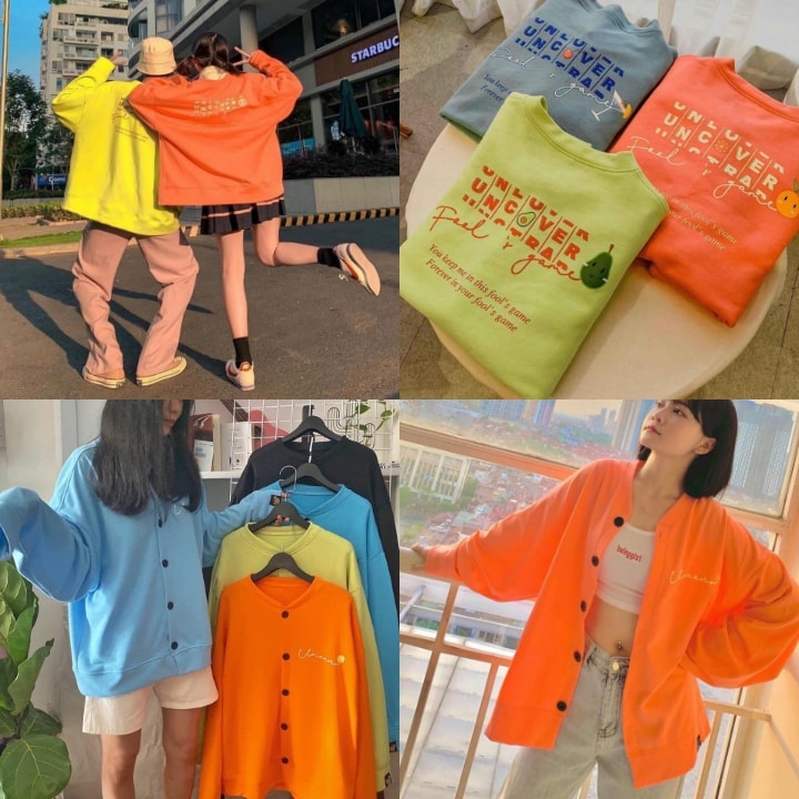 Áo khoác cardigan Uncover Fool's unisex