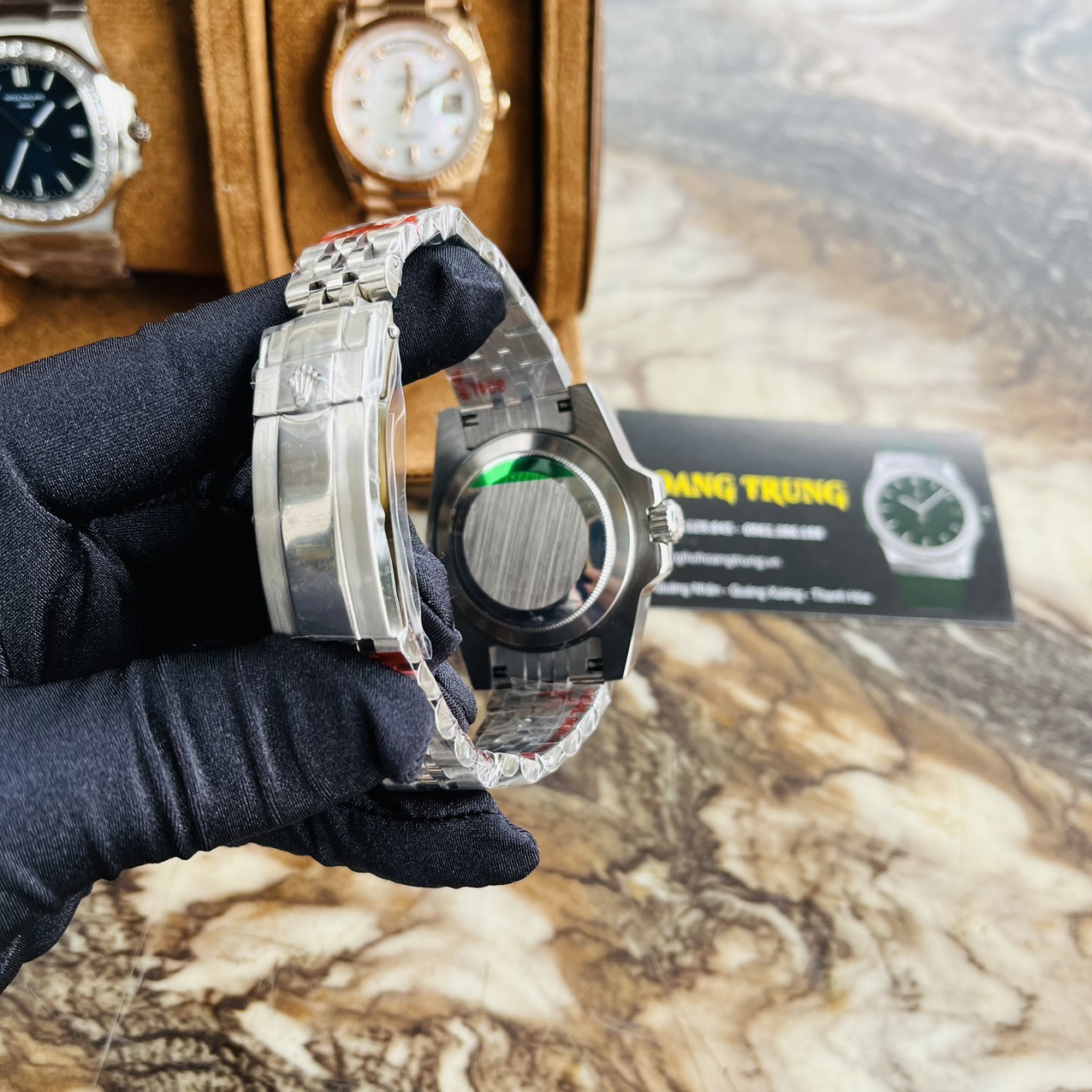 [ẢNH SHOP CHỤP] Đồng Hồ Nam R0LEX Pepsi và Batman Máy Cơ Automatic cao cấp