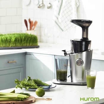 [ CHÍNH HÃNG BẢO HÀNH 10 NĂM ] Máy ép chậm HUROM DIVA H100-DBE Silver (Màu bạc)