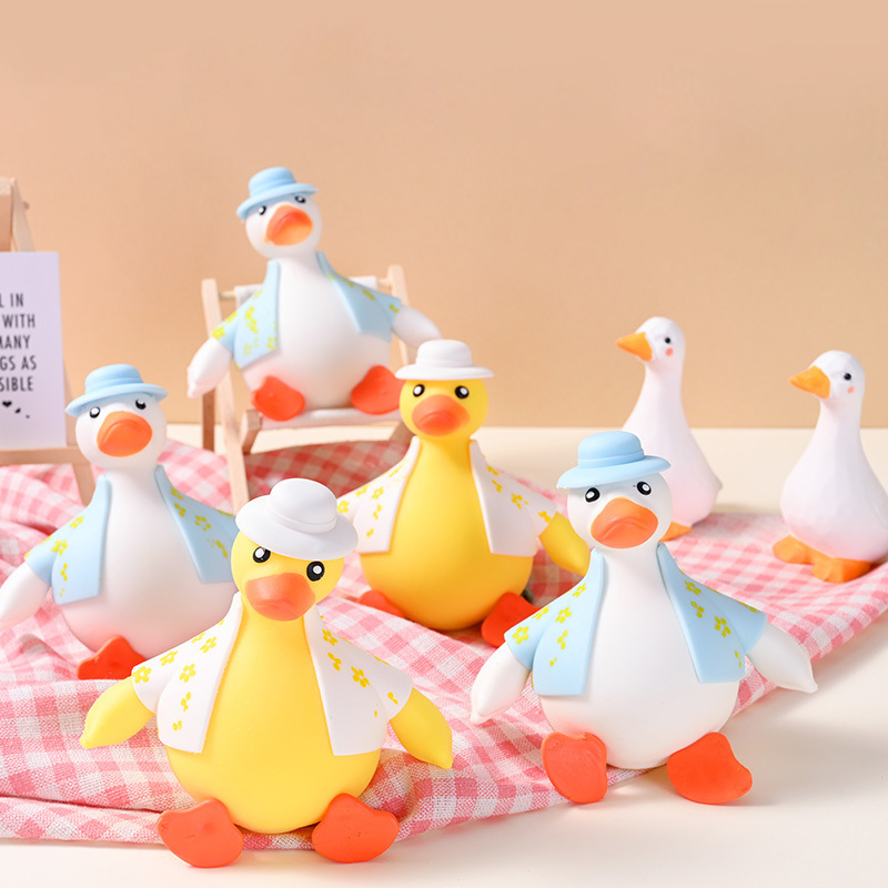 Đồ chơi squishy vịt đại ca kiểu dáng dễ thương