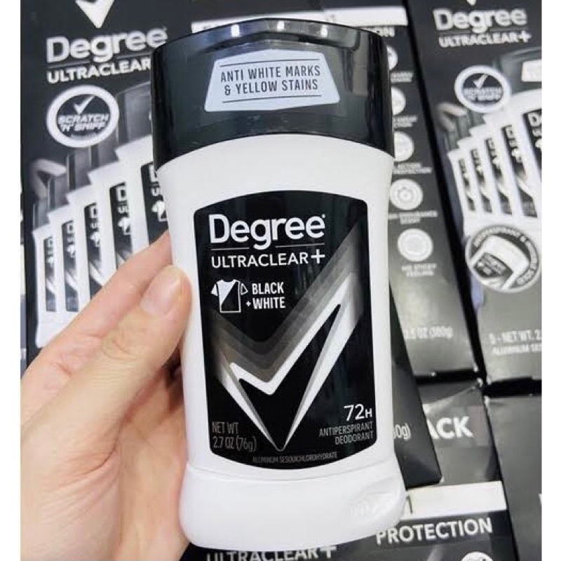 Sắp Lăn Khử Mùi Degree Men UltraClear Black & White Cool Rush 76g Của Mỹ - lăn nách khử mùi hôi Nam