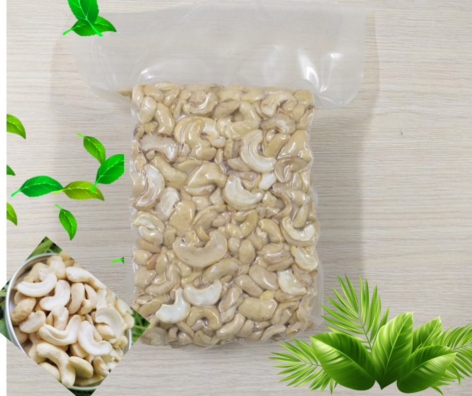 500g Hạt Điều Sữa Vỡ Đôi Nguyên Vị Sạch Lụa