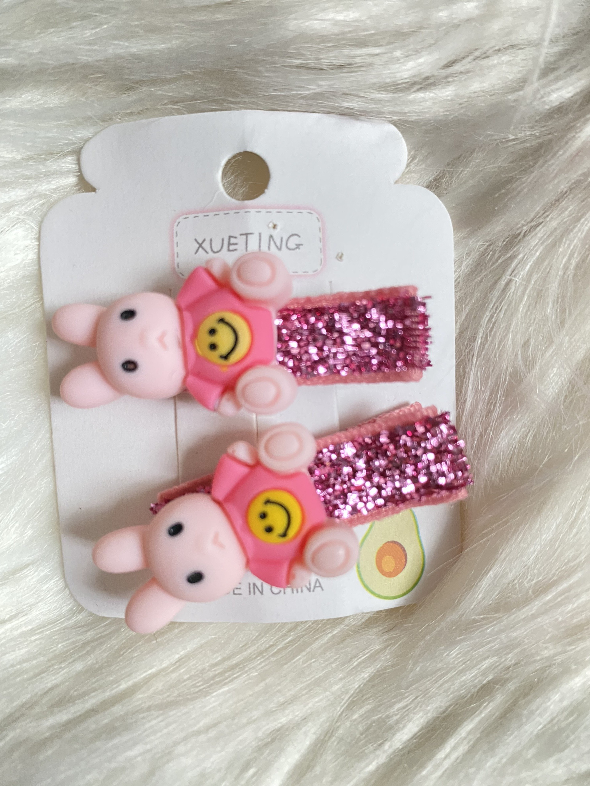 Set 2 kẹp hình thỏ cho bé gái