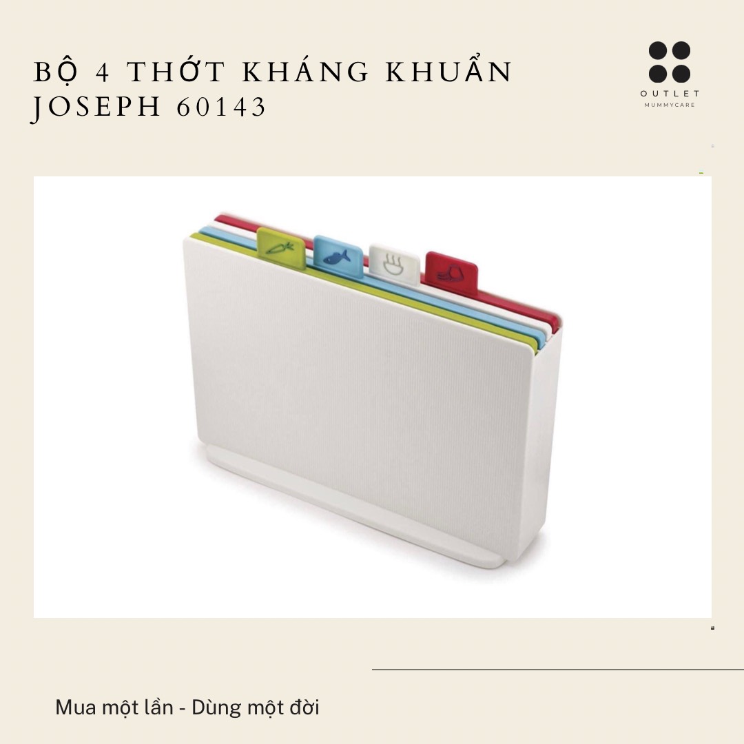 Bộ 4 thớt kháng khuẩn JOSEPH 60143