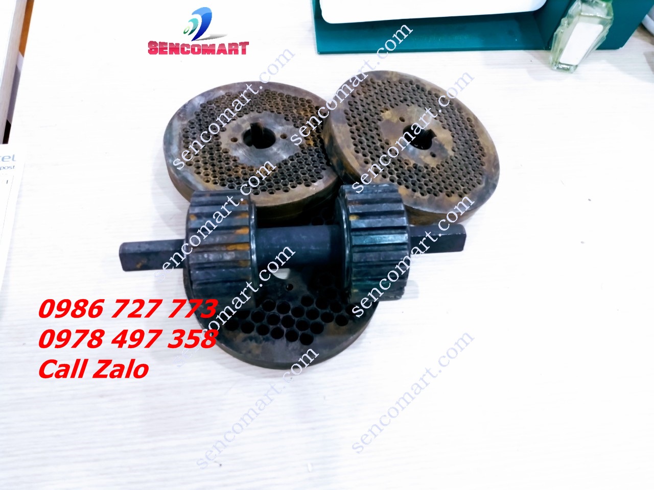 QUẢ LÔ LẮP CHO MÁY ÉP CÁM VIÊN S150 PLUS