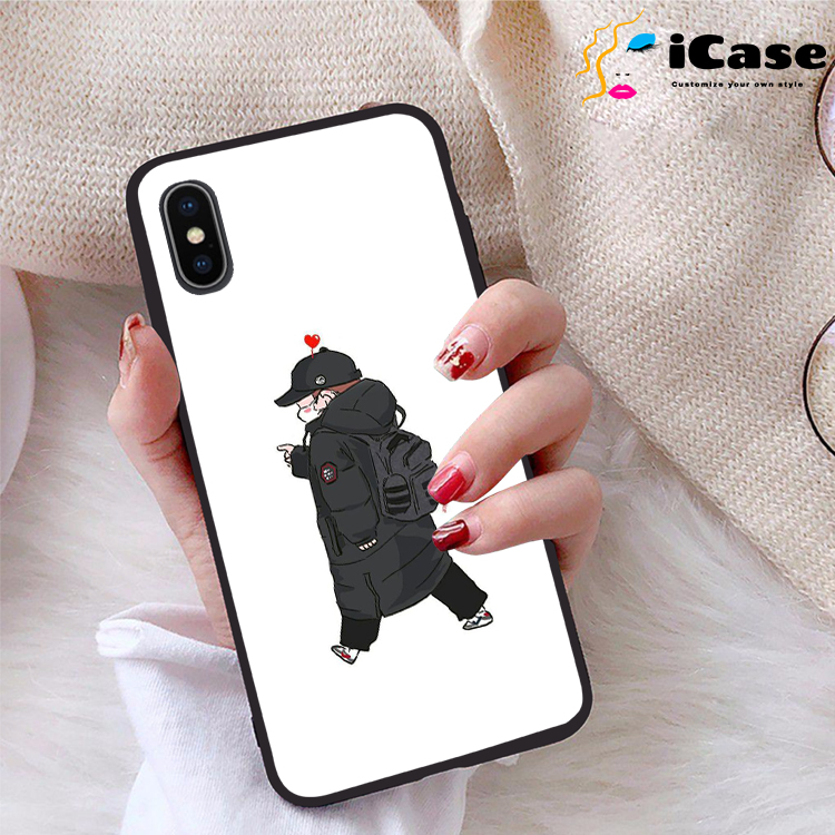 Ốp lưng iPhone X viền dẻo TPU BST Chibi