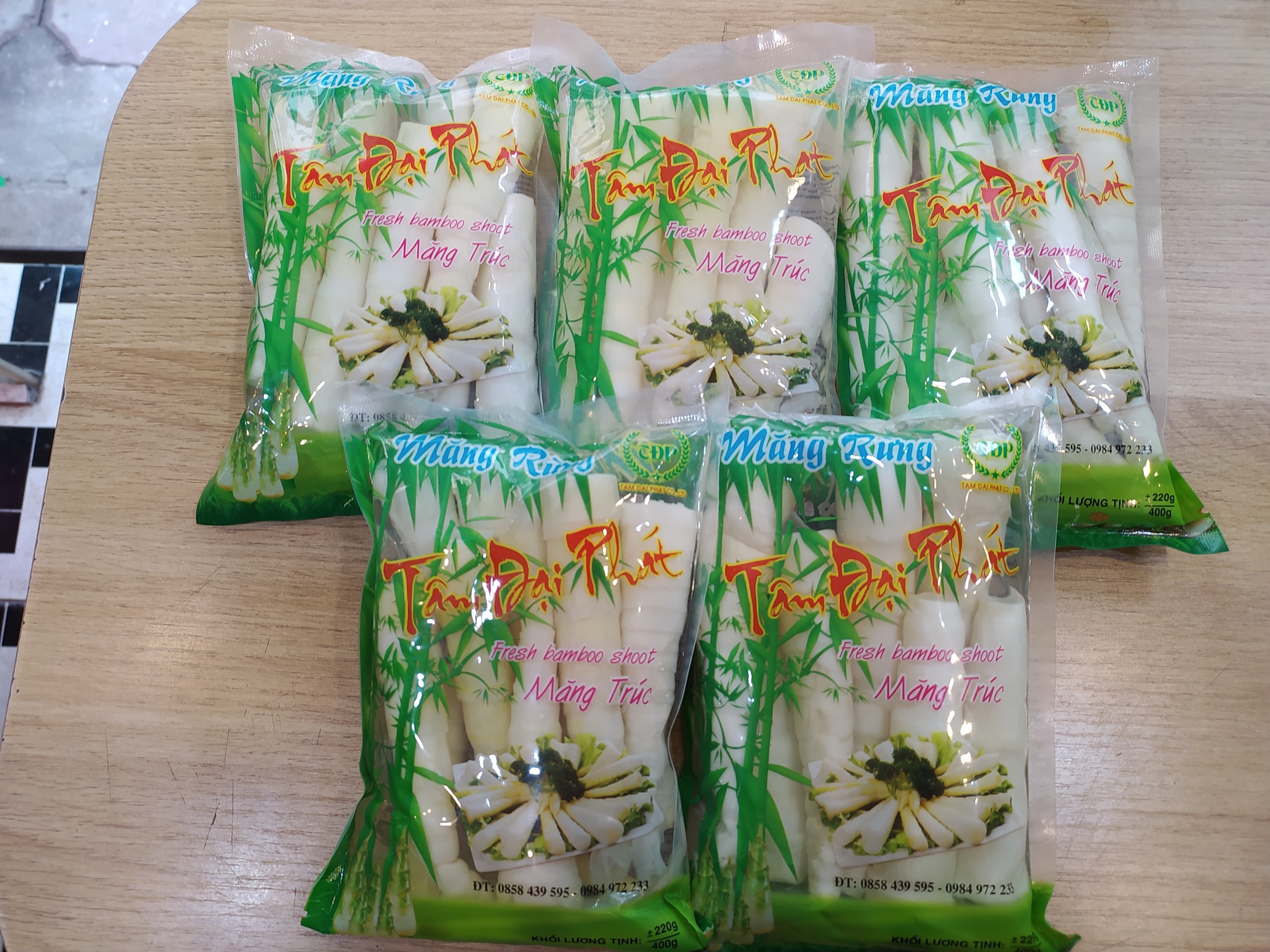 Măng trúc Tây Bắc loại nhỡ 200gr