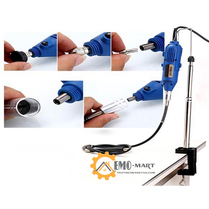 [FreeshipMAX] Bộ máy khoan mài mini đa năng v2