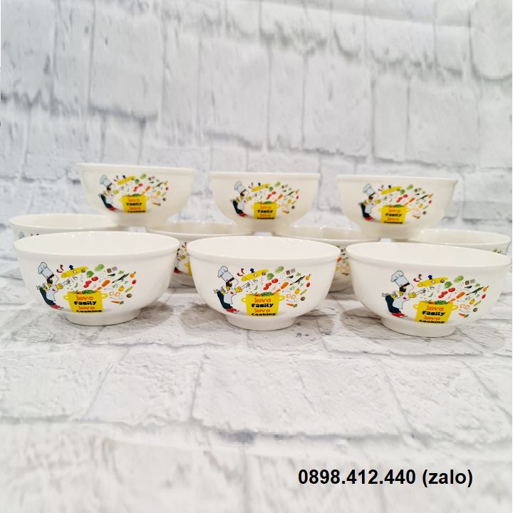 [HCM]bộ chén sứ ăn cơm - bộ chén sứ