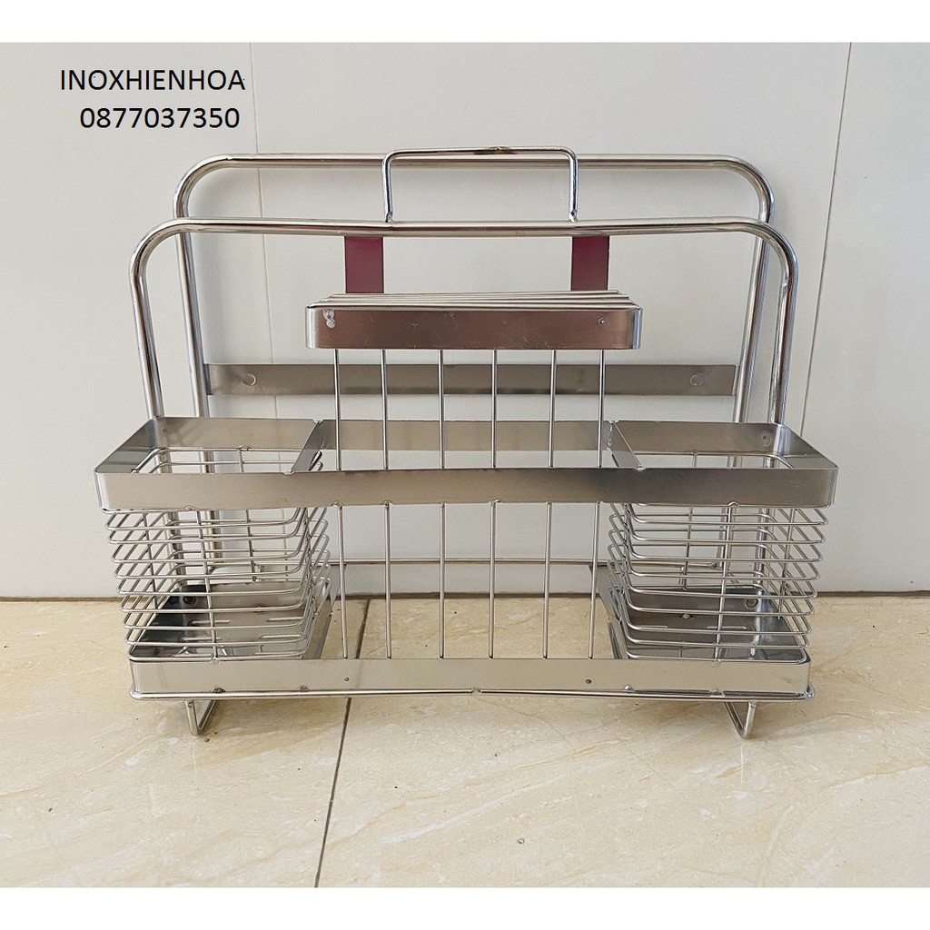 Kệ để dao, đũa, thìa bằng inox
