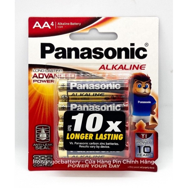 Pin AA Panasonic vỉ 4 Viên dung lượng cao LR6T