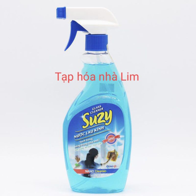 Nước lau kính SUZY 500ml - thành phần HỮU CƠ, chất lượng NHẬT BẢN