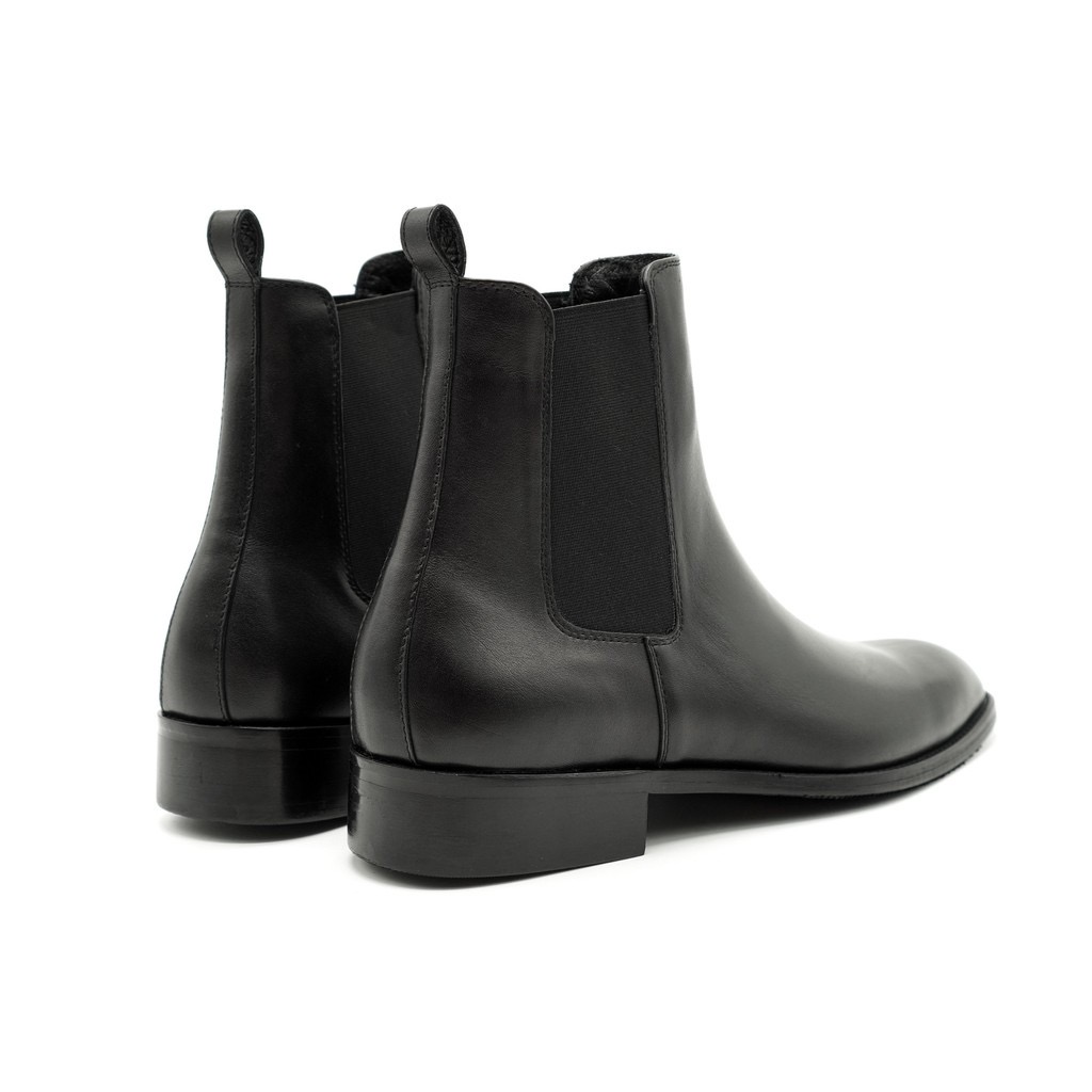 Giày Chelsea boots classic JOG04 - Giày da nam da bò nguyên tấm, cao cổ, tăng chiều cao cho nam (T1) - Giày da nam JOG04