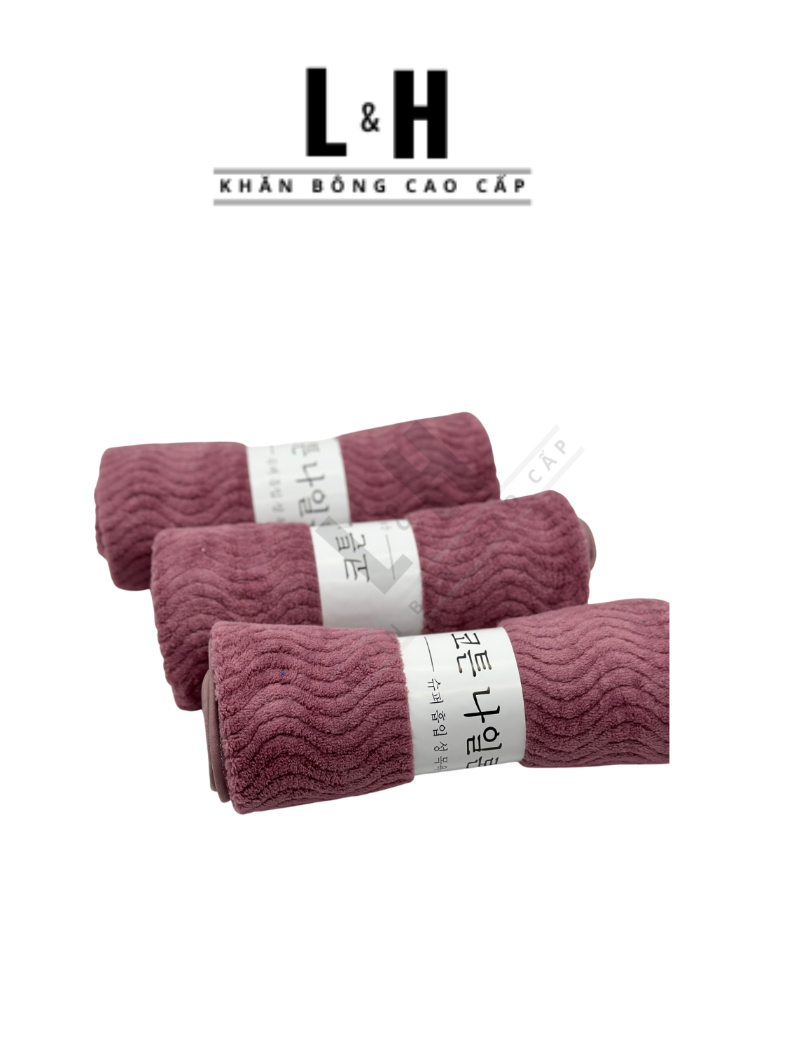 Khăn tắm lông cừu, sóng gạo 50x100cm
