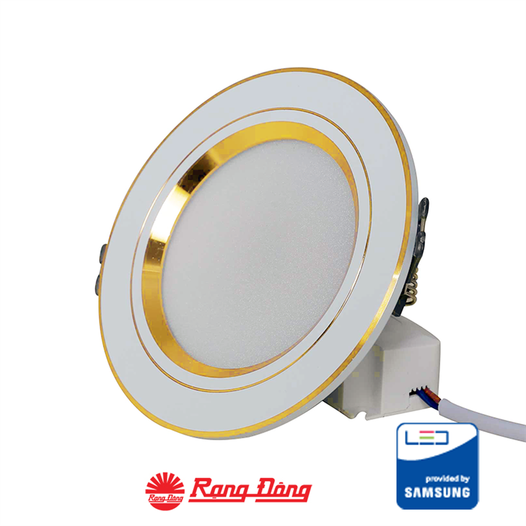 Đèn âm trần đổi màu Rạng Đông 7w (3 màu hàng chính hãng)
