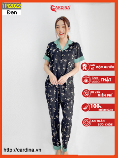 Đồ Bộ Pijama Nữ CARDINA Chất Lụa Satin Nhật Cao Cấp Mềm Mại Nhẹ Nhàng 1Pi20 thumbnail