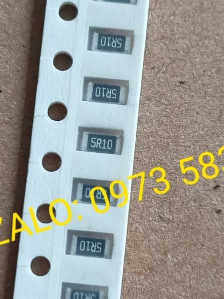 Điện trở dán 5r10 5.1ω 1/4w 1206