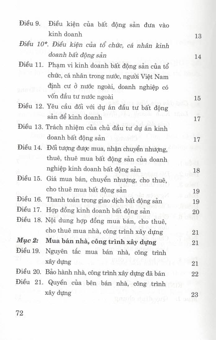 Luật Kinh Doanh Bất Động Sản (Hiện Hành) (Sửa Đổi, Bổ Sung Năm 2020)