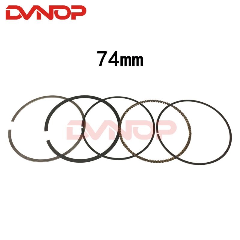 Xe Máy Piston 74mm zongshen cbs300 động cơ 4 van nước mát Piston Ring cho ATV bse M6 Dirt Bike Kệ ba bánh