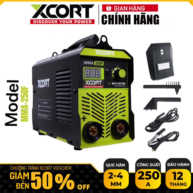 MÁY HÀN ĐIỆN TỬ-MÁY HÀN ĐIỆN TỬ MMA-250F+ XCORT [CHÍNH HÃNG]