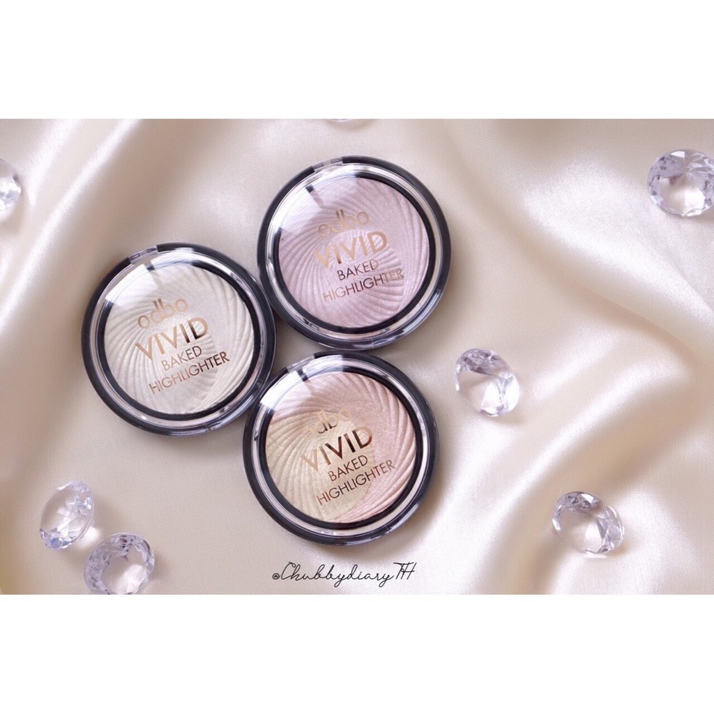 Phấn Bắt Sáng ODBO Vivid Baked Highlighter (Thái Lan)