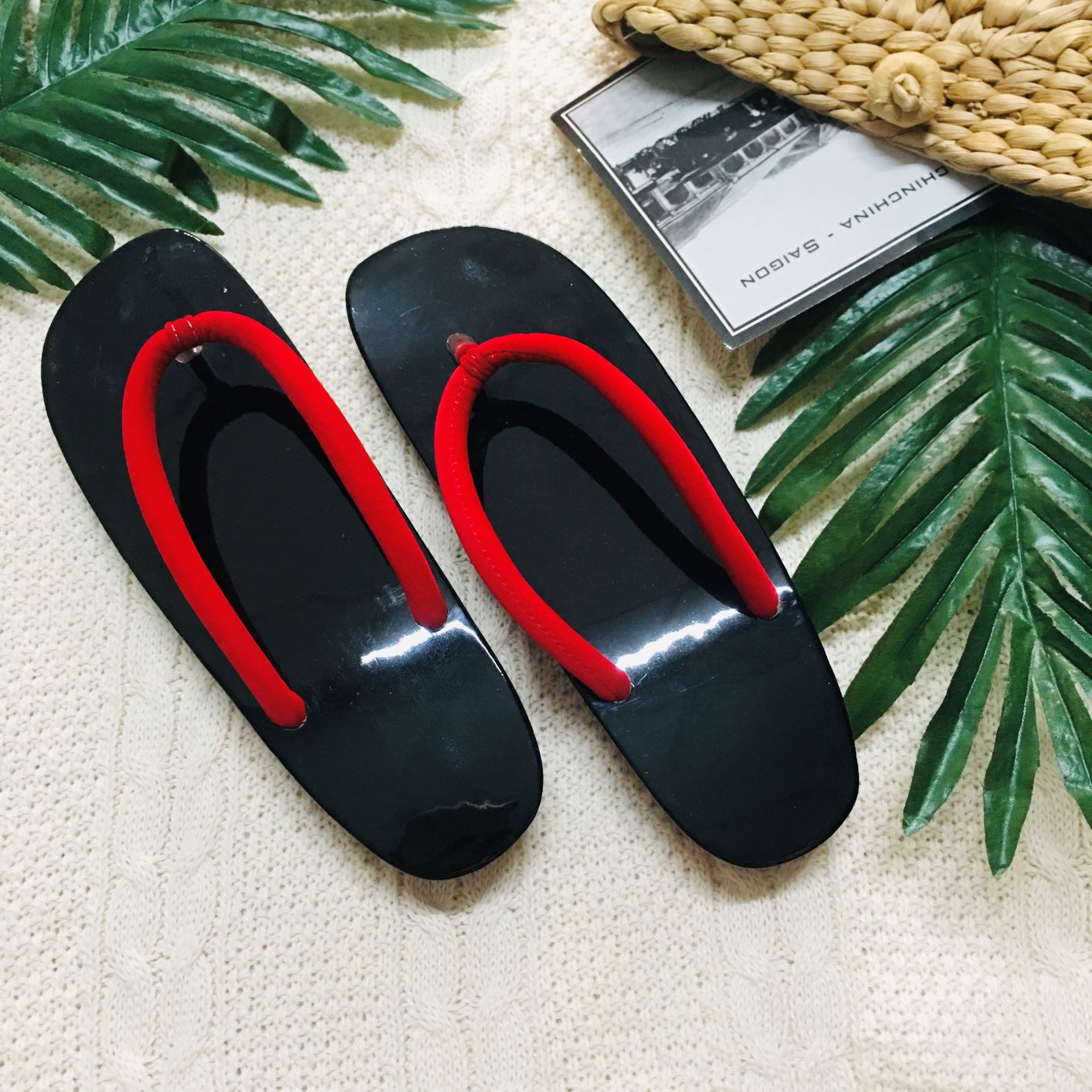 [HCM]GUỐC GỖ NỮ QUAI NHUNG ĐỎ