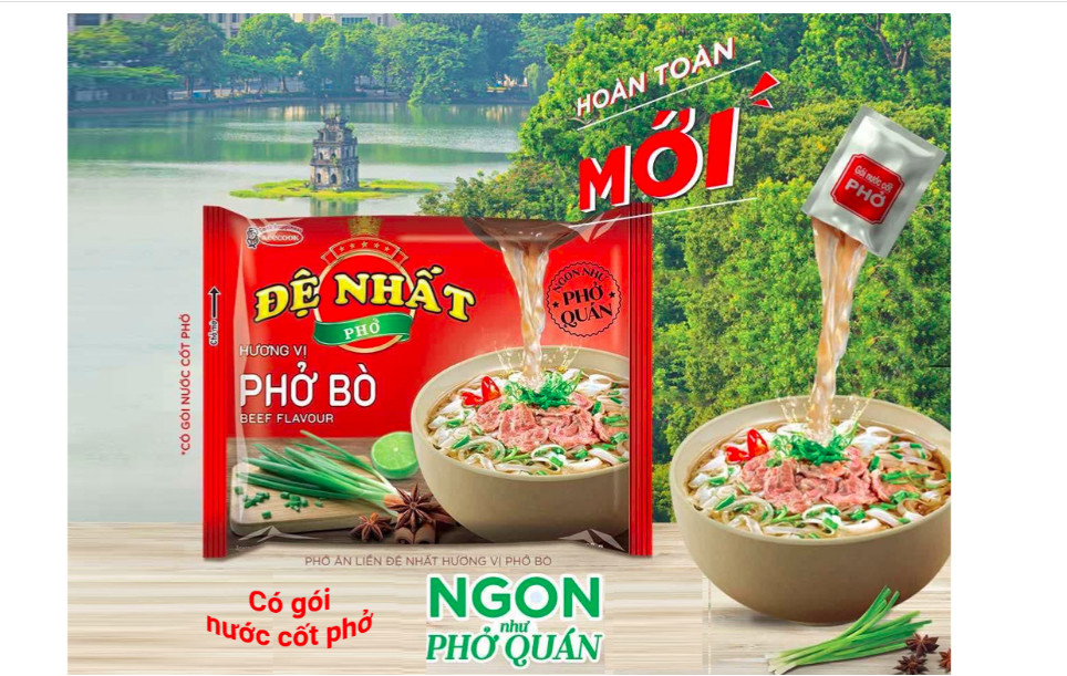 ( Tùng 30 gói ) Phở bò Đệ Nhất 68g