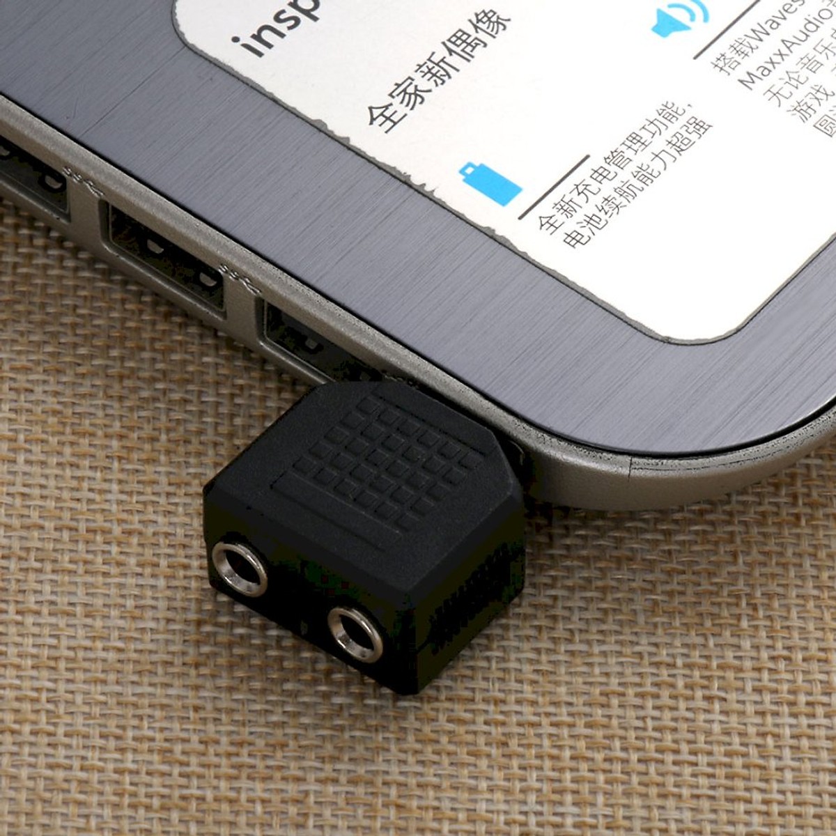 Chia Jack Loa Chuẩn 3.5mm Từ 1 Ra 2