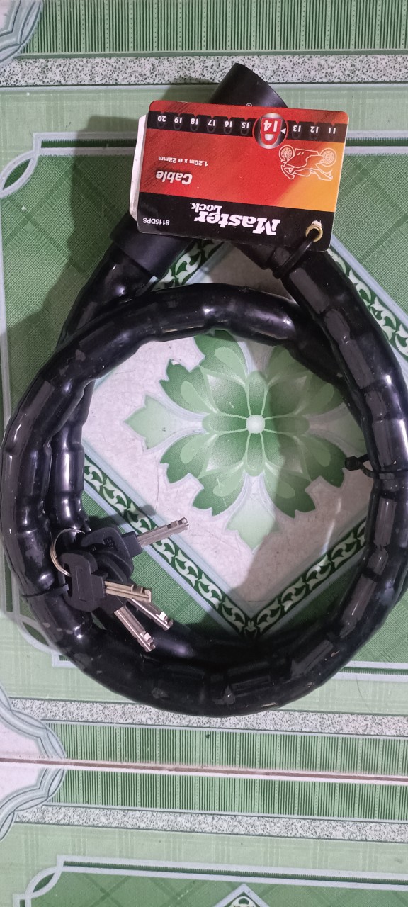 KHÓA DÂY CÁP MASTER LOCK 8115DPS