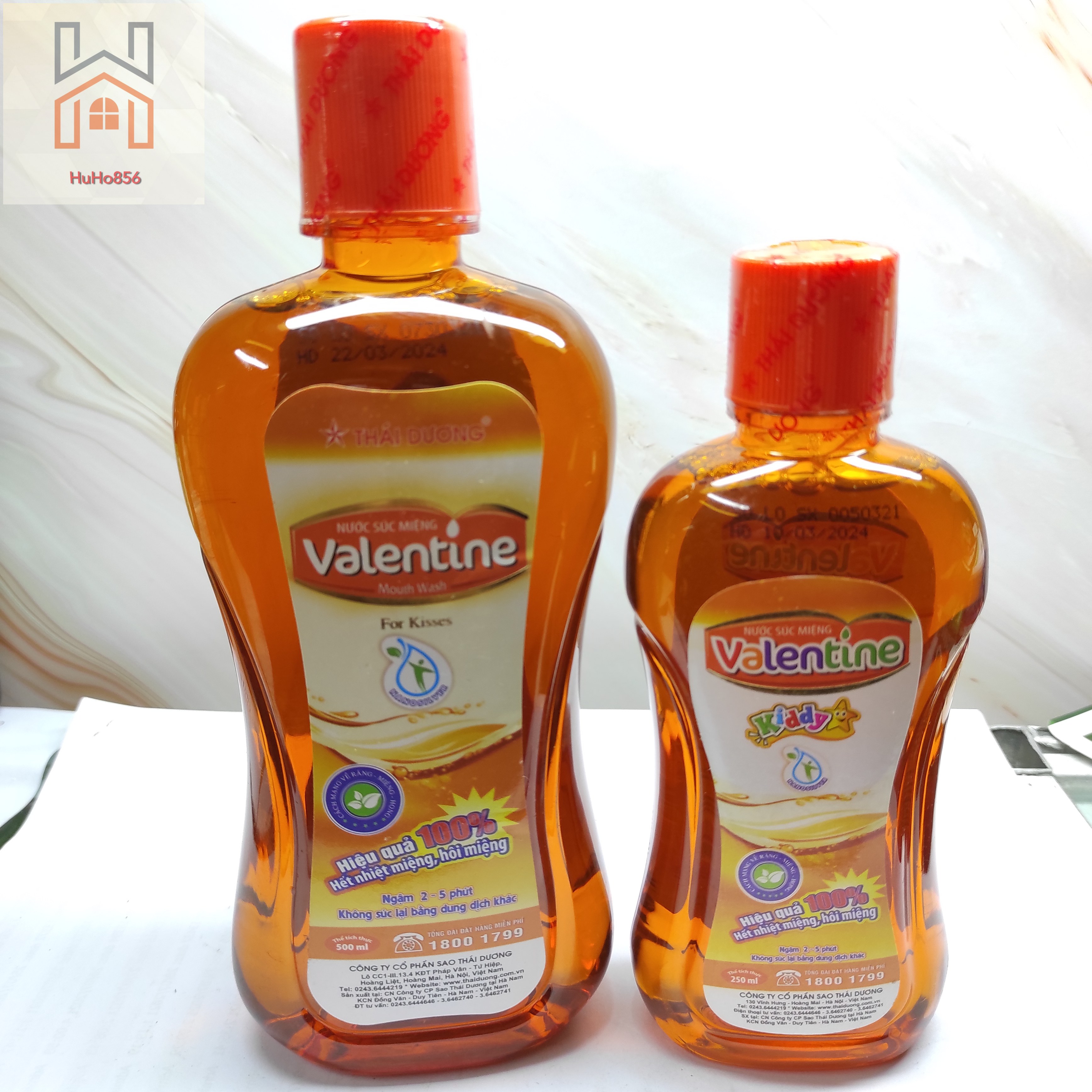 Nước súc miệng valentine 500ml valentine kiddy - dành cho cả gia đình - hết nhiệt miệng, hôi miệng
